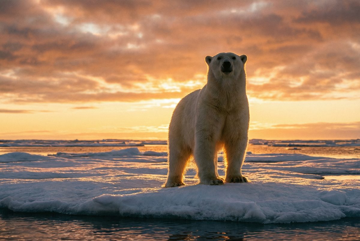大象传媒北极熊视频演示 北极熊冰上生存视频教程
